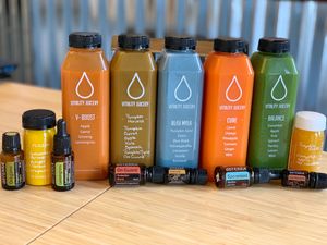 juices and doTERRA essential oils at Vitality Juicery in Dublin