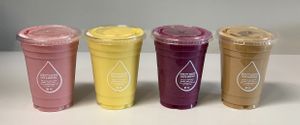 smoothies variety options at Vitality Juicery in Dublin