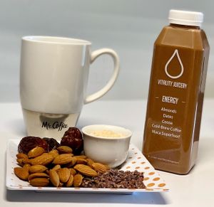 SEED MILK- ENERGY (HEALTHY VERSION OF STARBUCKS COFFEE) at Vitality Juicery in Dublin