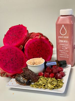 SEED MILK- PYNK MYLK at Vitality Juicery in Dublin