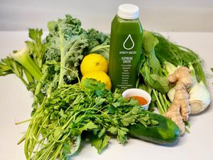 COLD- PRESSED JUICE 
SUPREME GREEN at Vitality Juicery in Dublin