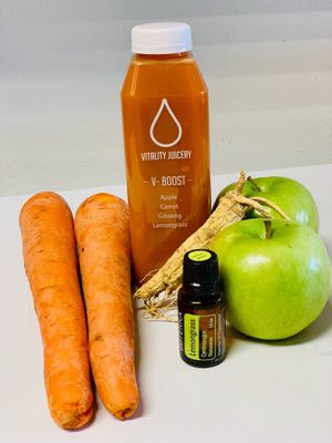 COLD- PRESSED JUICE 
VBOOST at Vitality Juicery in Dublin