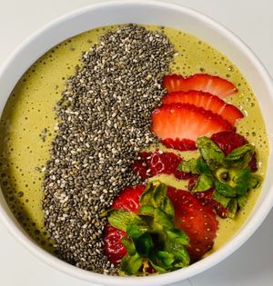 ACAI & SMOOTHIE BOWLS- GREEN TEA COOLER BOWL at Vitality Juicery in Dublin