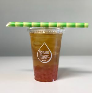 ALL NATUAL BUBBLE TEA-MINT at Vitality Juicery in Dublin