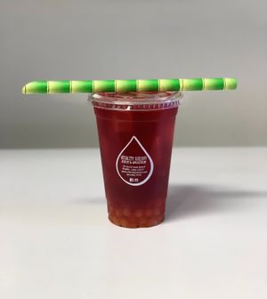 ALL NATUAL BUBBLE TEA-PASSION at Vitality Juicery in Dublin