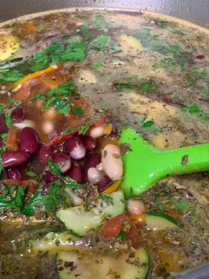 VEGAN MINESTRONE SOUP at Vitality Juicery in Dublin