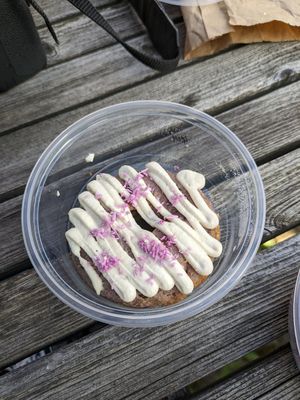 Ube donut at Vitality Juicery in Dublin