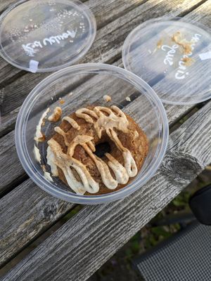 Cinnamon sugar donut at Vitality Juicery in Dublin