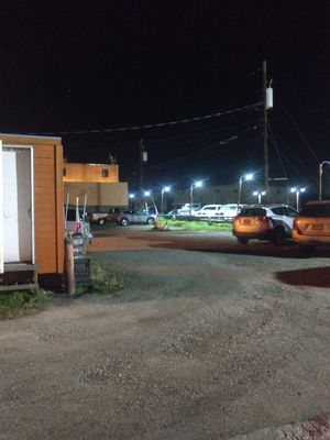 Parking in back of Pad Thai at Pad Thai in Fairbanks