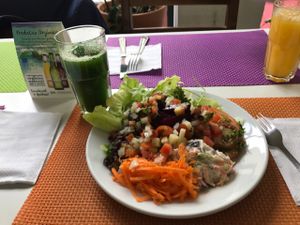 Some of the options at Alcachofra Natural in Sao Paulo