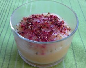 Apple Mousse at Escolha Natura in Lisbon