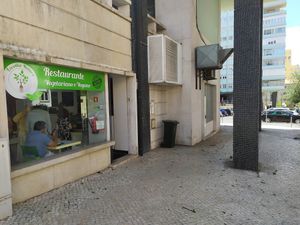 Entrance at Escolha Natura in Lisbon
