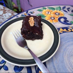 Delicious brownie. at Biozone in Sao Paulo