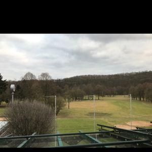 Aussicht auf den Golfplatz at Restaurant Pizzeria Ambiente in Bad Kissingen