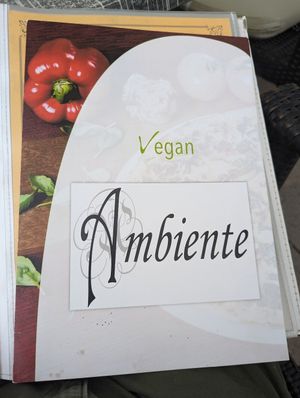Veganes Menü at Restaurant Pizzeria Ambiente in Bad Kissingen