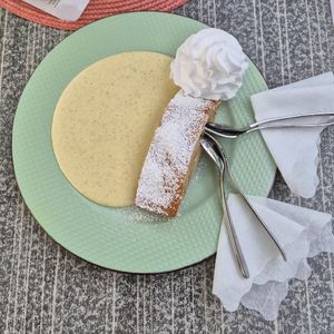Apfelstrudel at Restaurant Pizzeria Ambiente in Bad Kissingen
