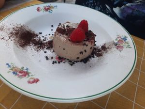 Panna Cotta al caffè at Il Cardo e l'Ortica in Mondovi