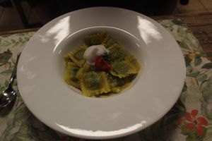 Ravioli at Il Cardo e l'Ortica in Mondovi