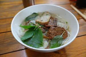Vegan Pho with Mushrooms at Chan Nhu II in Ho Chi Minh City