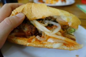 Vegan Banh Mi at Chan Nhu II in Ho Chi Minh City