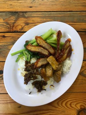 Buffet plate at Chan Nhu II in Ho Chi Minh City