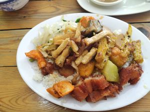 Buffet plate at Chan Nhu II in Ho Chi Minh City