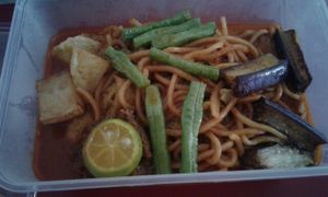 ... at Veggie Express Cafe in Kuala Lumpur