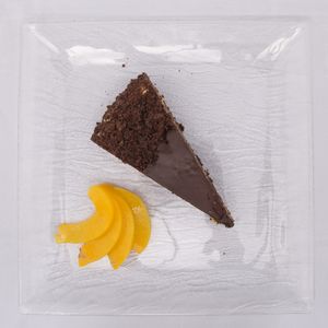 Vegan caramel pie at HBH Vilnius in Vilnius