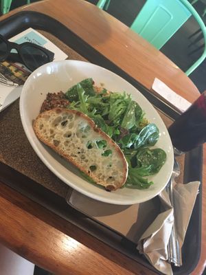 Happy Vegan salad  at Tender Greens in San Diego