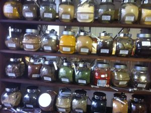 Spices and herbs at Lose Dresden in Dresden