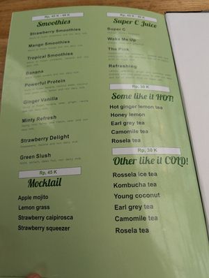  at Green Garden Cafe in Canggu