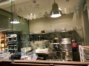 noodle kitchen at Vapiano in Leipzig