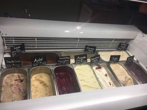ice cream sortiment  at TONIS in Leipzig