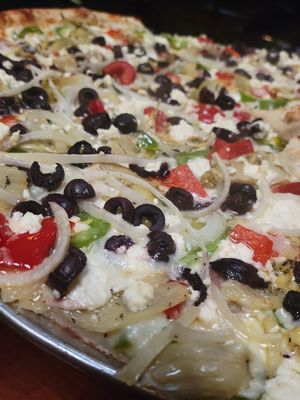 Easily one of the best pizzas I've had in a minute!  Great service as well.  Half pie is perfect for two! at Rocco's in Seattle