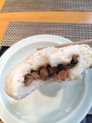 Vegan mushroom bun at Zen in Five Seasons  in Kowloon