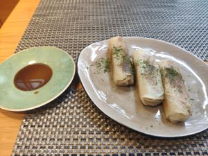 Spring roles at Zen in Five Seasons  in Kowloon
