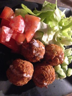 Falafel at Hourglass in Nagoya