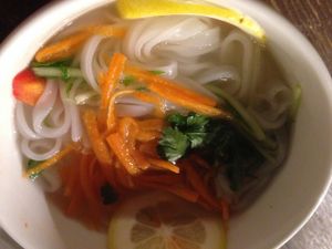 Lemon pho at Hourglass in Nagoya