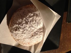 Donut with Coconut flakes at Hourglass in Nagoya