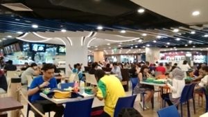food hall at e Veg 益素食 - VivoCity in Central Singapore