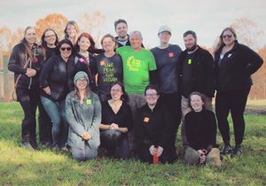 The PEAK crew! at Peak Animal Sanctuary in Freedom