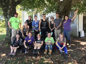 Volunteers make the work of PEAK possible! at Peak Animal Sanctuary in Freedom