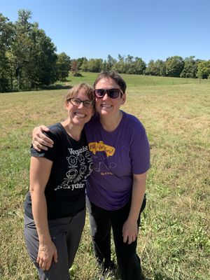 Friends made at PEAK are the best!! at Peak Animal Sanctuary in Freedom