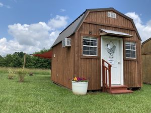 Cabin available for rental on Airbnb! at Peak Animal Sanctuary in Freedom