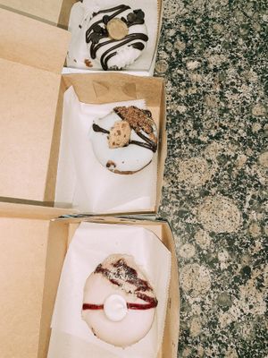 Donuts from soho at SoHo Juice in St Petersburg