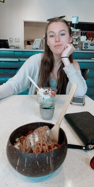 Customized bowls  at SoHo Juice in St Petersburg