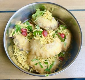 Chaat bombs  at Mowgli in Manchester