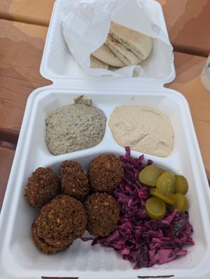 Sultan plate at Oasis - The Falafel Joint in Iowa City