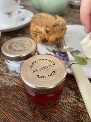 Jam at Hidden Treasure Tea Room in Exeter