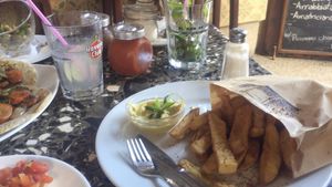 Sweet potato fries! at El Dandy in Havana